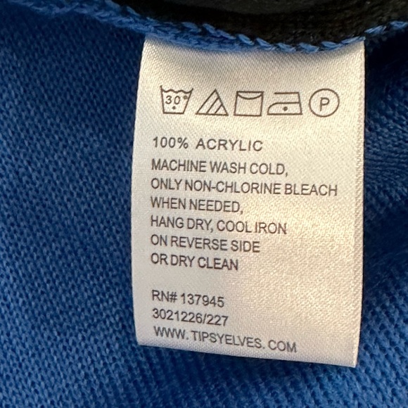 Tipsy Elves Rabbi We Last Eight Days Ugly Christmas Hannukah Sweater NWT XL - Picture 13 of 15